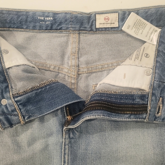 AG Jeans Vera Two Tone Mini Skirt - Picture 6 of 9